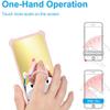 Case for DIALN X65 Case Compatible with DIALN X65 Phone Case Cover [with Tempered Glass Screen Protector][Ring Support][Golden Reflect Light] DJF-DJS view 4