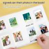 2 Packs 128 Pockets Photo Album with Writing Space, Front Window, Polaroid Photo Albums 3 Inch Compatible with Fujifilm Instax Mini 12 11 9 8 7s 99 40(White+Black) view 4