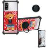 Case for DIALN X62 Case Compatible with DIALN X62 Phone Case Cover [with Tempered Glass Screen Protector][Ring Support][Silver Reflect Light] DYH-KX view 1