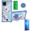 jioeuinly Case for Lush Mint L1582C Case Compatible with Lush Mint L1582C Phone Case Cover [with Tempered Glass Screen Protector][Ring Support][Gold Glitter+Luminous] JSL-SZH view 1