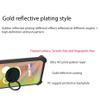 Case for DIALN X62 Case Compatible with DIALN X62 Phone Case Cover [with Tempered Glass Screen Protector][Ring Support][Golden Reflect Light] DJH-XXX view 3