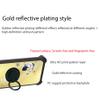 Case for DIALN X65 Case Compatible with DIALN X65 Phone Case Cover [with Tempered Glass Screen Protector][Ring Support][Golden Reflect Light] DJH-YHY view 3