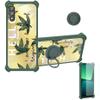 Case for DIALN G65 Case Compatible with DIALN G65 Phone Case Cover [with Tempered Glass Screen Protector][Ring Support][Golden Reflect Light] DJL-SY view 1