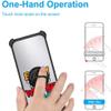 Case for DIALN X65 Case Compatible with DIALN X65 Phone Case Cover [with Tempered Glass Screen Protector][Ring Support][Silver Reflect Light] DYH-OK view 4