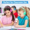 Ladont 50 Pack Bulk Headphones for Classroom School Kids, Durable Wholesale Kids Headphones for Student Boys Girls Adults,3.5mm Jack for Computer Kindle Chromebook(10 Color) view 4