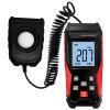 Digital Illuminance Light Meter with Flexible Sensor, Rang up to 200,000Lux Luxmeter with Lux/FC Unit Measurement Backlit 4 Digit LCD Display Light Meter Photography for Plants and Lumens LEDs view 1