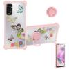 Case for DIALN X65 Case Compatible with DIALN X65 Phone Case Cover [with Tempered Glass Screen Protector][Ring Support][Silver Reflect Light] DYF-CSD view 1