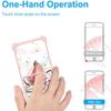 jioeuinly Case for Lush Mint L1582C Case Compatible with Lush Mint L1582C Phone Case Cover [with Tempered Glass Screen Protector][Ring Support][Gold Glitter+Luminous] JSF-JJS view 4