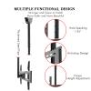 Ceiling TV Mount Fits Most 32-70 Inch LED, LCD OLED Flat Screen TVs,Universal Wall Bracket Roof Rack Pole Retractable Tilt TV Mount Stand Base Bracket Holds up to 110Lbs,Max VESA 600x400mm,Black B view 4