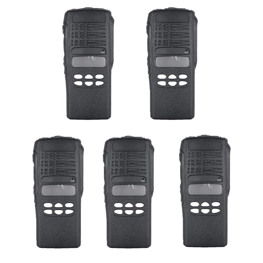 5Pack Limited Keypad Replacement Repair Housing Case Front Cover Compatible with HT1250 -Black