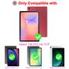 for Samsung Galaxy Tab S10 Lite S10 FE/S9 FE 10.9"/S9 Keyboard Case: 7 Colors Backlit Smart Trackpad Keyboard for Samsung Tab S10 Lite/S10FE 2025 - Wireless Key board Tablet Book Cover with Pen Holder view 2