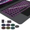 for Samsung Galaxy Tab S10 Lite S10 FE/S9 FE 10.9"/S9 Keyboard Case: 7 Colors Backlit Smart Trackpad Keyboard for Samsung Tab S10 Lite/S10FE 2025 - Wireless Key board Tablet Book Cover with Pen Holder view 3