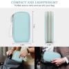 FYY Electronic Organizer, Travel Cable Organizer Bag Pouch Electronic Accessories Carry Case Portable Waterproof Double Layers All-in-One Storage Bag for Cable, Charger, Phone, Earphone, Mint Green view 2
