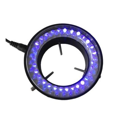 Lab Microscope Slides Optical 60 LED Microscope Ring Light Source for Stereo Biological Zoom Microscope Microscope Parts (Color : Purple)