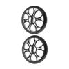 Unifizz Car 2pcs Universal Car Plastic Grill Cover Fits Speaker Subwoofer 6 Inch Black view 2