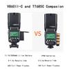 GODOX V860II-S Camera Flash for Sony Flash Speedlite Speedlight,2.4G HSS 1/8000s,650 Full-Power Flashes,11.1V/2000mAh Li-ion Battery,1.5s Recycle Time for Sony ZV-E10 a7IV a7III a77II a99 a77 a350 Etc view 3