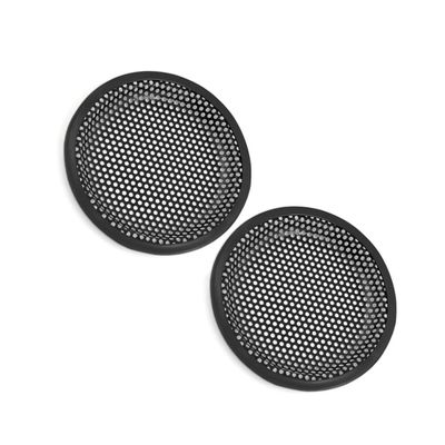 Unifizz 2PCS Car Universal Metal 6 Inches Car Audio Speaker Sub Woofer Grill Cover Black