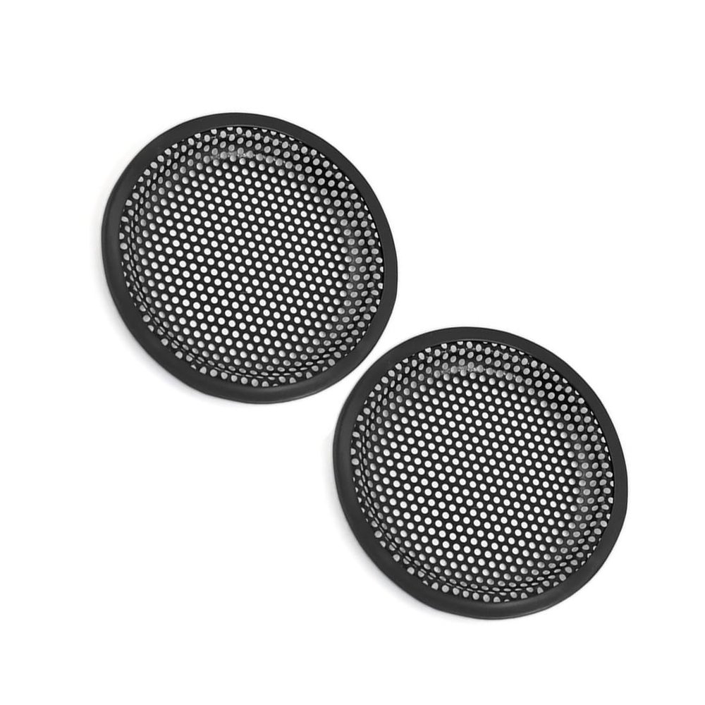 Unifizz 2PCS Car Universal Metal 6 Inches Car Audio Speaker Sub Woofer Grill Cover Black