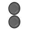 Unifizz 2PCS Car Universal Metal 6 Inches Car Audio Speaker Sub Woofer Grill Cover Black view 2