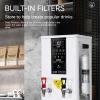 Commercial Water Boiler, 60 Litre Capacity, Holds Up to 100 Cups in One Use, Stainless Steel, Hot and Cold Water Tap, Built-in Filter (Colour: Silver, view 3