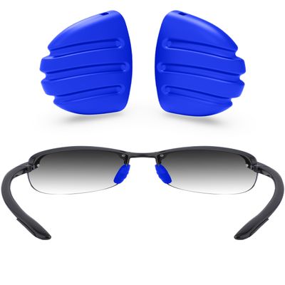 ToughAsNails Deep Blue Replacement Nose Pads for Maui Jim Makaha MJ405/Sandy Beach MJ408/Ho'okipa MJ407 Sunglasses