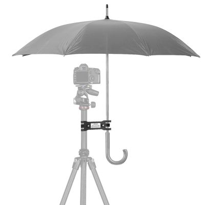 Buachois Umbrella Chair Clamp,Tripod Umbrella Holder, Camera Umbrella Clip, 5.9 x 1.96inch Tripod Shade Rainmaker Bracket Stand Photography Clamp Accessory