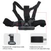 Phone Chest Mount Harness Vest Clip Holder, Adjust Elastic Shoulders Chest Strap Belt Harness Body Mount Fixation Bracket for Sport Camera Mobile Phone view 4