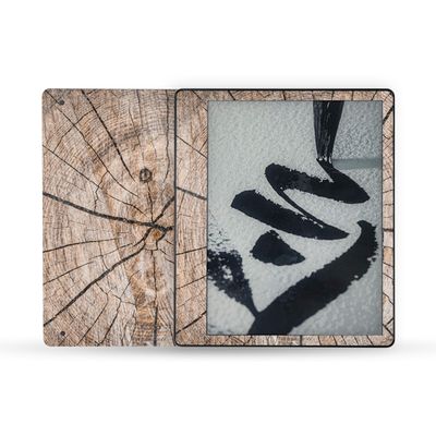 MightySkins Glossy Glitter Skin Compatible with Amazon Kindle Scribe (2022) Full Wrap - Tree Rings | Protective High-Gloss Glitter Finish | Easy to Apply | Made in The USA