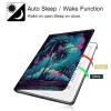 Case for 6.8" Kindle Paperwhite (11th Generation 2021) and Kindle Paperwhite Signature Edition,PU Leather Folio Stand Cover for Kindle Paperwhite 2021 E-Reader,Black Red Island view 3