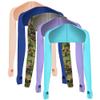 Cooling Sleeves, Cooling Shawl Arm Sleeves with Finger Hole Women, Anti Sun Cooling Shawl, Arm Sleeve Sun Protection, Durable Lightweight Sleeves for Women( blue + treasure + camouflage green + color) view 1