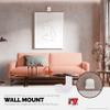 Wall Mount for Google Nest WiFi Pro 6E Mesh Router, Easy to Install Holder Bracket, Reduce Interference & Clutter, Adhesive & Screw-in Mounting view 4