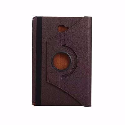 360 Rotating Smart Case Suitable for Samsung Galaxy Tab A 10.1 2016 P580 P585 with S Pen PU Leather Stand Tablet Cover (Color : Brown)