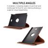 360 Rotating Smart Case Suitable for Samsung Galaxy Tab A 10.1 2016 P580 P585 with S Pen PU Leather Stand Tablet Cover (Color : Brown) view 4