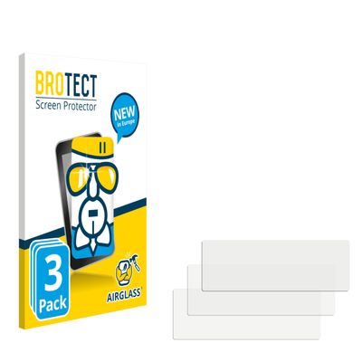 BROTECT Glass Screen Protector Film Compatible with AEG Einbaubackofen Serie 6000 BPS33102ZM (3 Pack) - Glass-Foil Protection [Scratch Resistant]