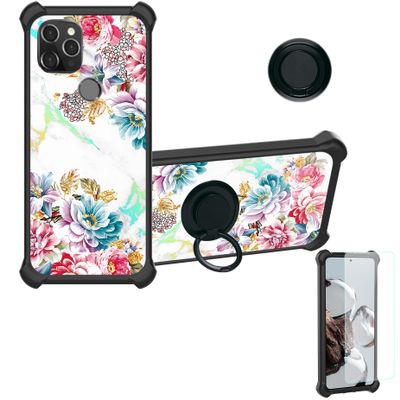 jioeuinly Case for iBRIT Diamond Pro Max Case Compatible with iBRIT Diamond Pro Max Phone Case Cover [with Tempered Glass Screen Protector][Ring Support][Colorful Reflect Light] IMDH-MDH