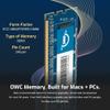 OWC 64GB (8x8GB) DDR3L 1866 PC3L-14900 CL13 2Rx8 240-pin 1.35V ECC Unbuffered UDIMM Memory RAM Module Upgrade Kit for Select Desktops, Workstations, or Servers view 3