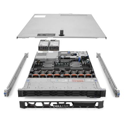 Dell PowerEdge R640 Server 2.10Ghz 24-Core 128GB RAM 2X 800GB SSD 8X Caddies (Renewed)