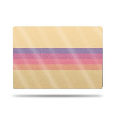 MightySkins Glossy Glitter Skin Compatible with Apple MacBook Air 15'' M2/M3 (2024) Full Wrap Kit - Mellow Stripes | Protective, Durable High-Gloss Glitter Finish | Easy to Apply | Made in The USA