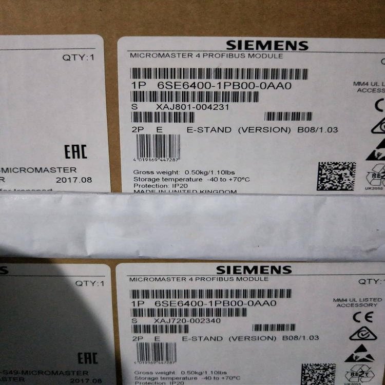 1 Pcs 6SE6400-1PB00-0AA0 MM Modular
