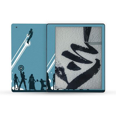 MightySkins Skin Compatible with Amazon Kindle Scribe (2022) Full Wrap - Super Squad | Protective, Durable, and Unique Vinyl Decal wrap Cover | Easy to Apply | Made in The USA