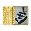 MightySkins Carbon Fiber Skin Compatible with Amazon Kindle Scribe (2022) Full Wrap - Golden Croc | Protective Textured Carbon Fiber Finish | Easy to Apply | Made in The USA