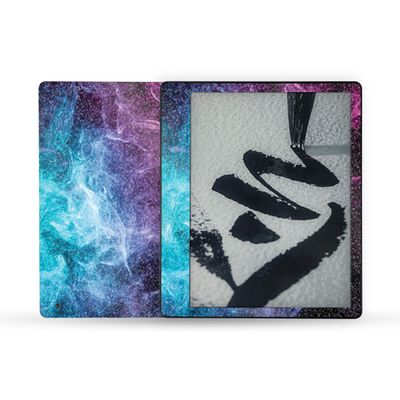MightySkins Glossy Glitter Skin Compatible with Amazon Kindle Scribe (2022) Full Wrap - Mystic Smoke | Protective High-Gloss Glitter Finish | Easy to Apply | Made in The USA