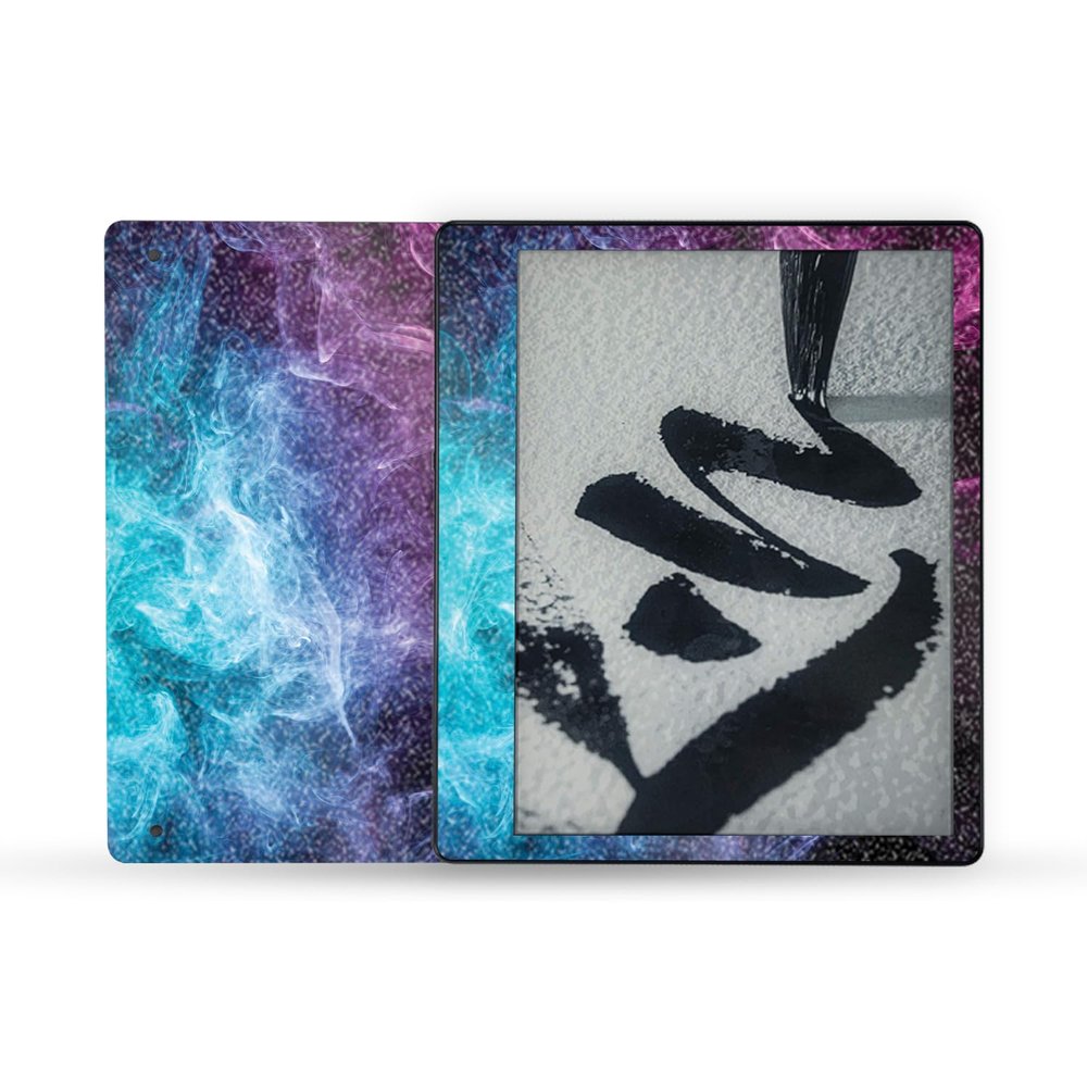 MightySkins Glossy Glitter Skin Compatible with Amazon Kindle Scribe (2022) Full Wrap - Mystic Smoke | Protective High-Gloss Glitter Finish | Easy to Apply | Made in The USA