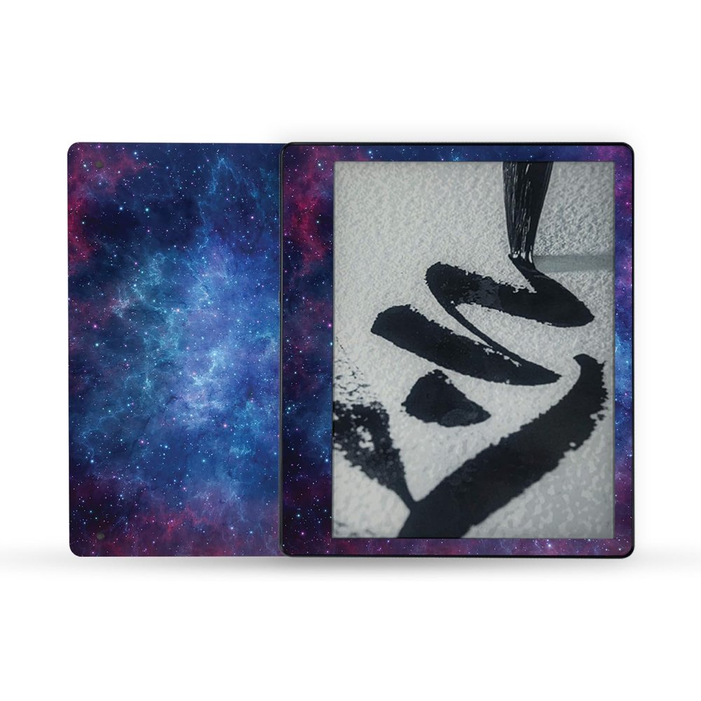 MightySkins Skin Compatible with Amazon Kindle Scribe (2022) Full Wrap - Nebula | Protective, Durable, and Unique Vinyl Decal wrap Cover | Easy to Apply | Made in The USA