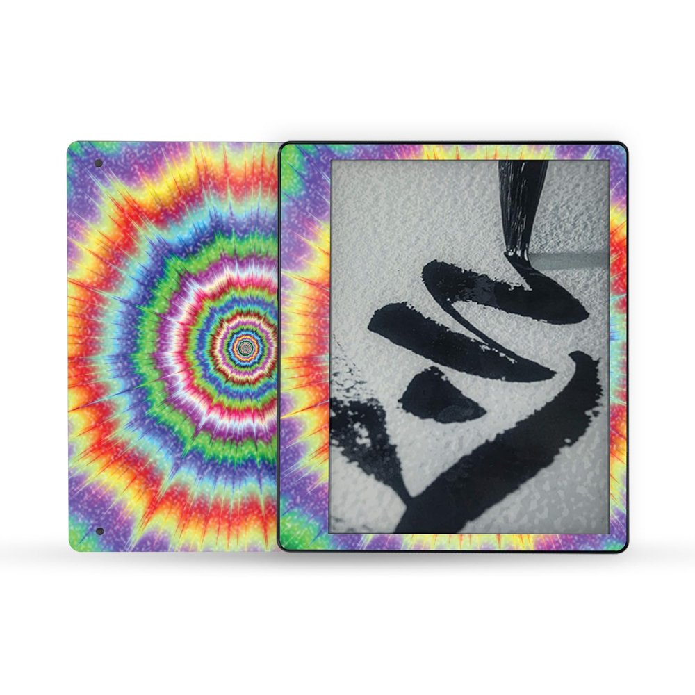 MightySkins Glossy Glitter Skin Compatible with Amazon Kindle Scribe (2022) Full Wrap - Vibration | Protective High-Gloss Glitter Finish | Easy to Apply | Made in The USA