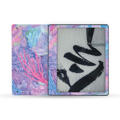 MightySkins Glossy Glitter Skin Compatible with Amazon Kindle Scribe (2022) Full Wrap - Dreamy Reef | Protective High-Gloss Glitter Finish | Easy to Apply | Made in The USA