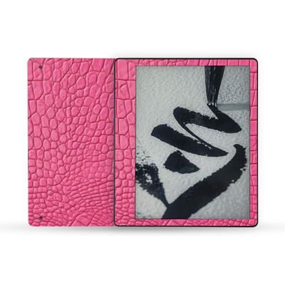 MightySkins Skin Compatible with Amazon Kindle Scribe (2022) Full Wrap - Pink Gator Skin | Protective, and Unique Vinyl Decal wrap Cover | Easy to Apply | Made in The USA