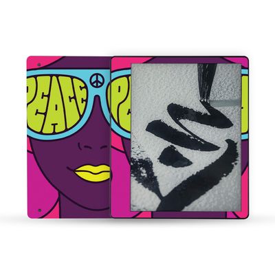 MightySkins Skin Compatible with Amazon Kindle Scribe (2022) Full Wrap - Fluorescent Rave | Protective, and Unique Vinyl Decal wrap Cover | Easy to Apply | Made in The USA
