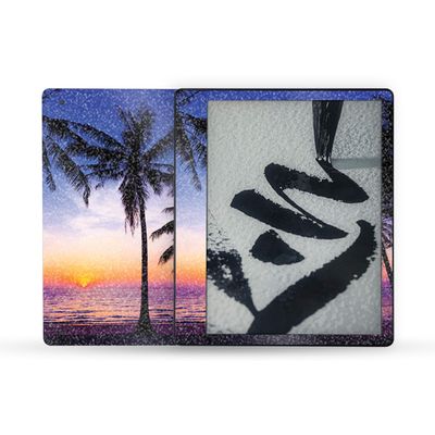 MightySkins Glossy Glitter Skin Compatible with Amazon Kindle Scribe (2022) Full Wrap - Palm Sunrise | Protective High-Gloss Glitter Finish | Easy to Apply | Made in The USA