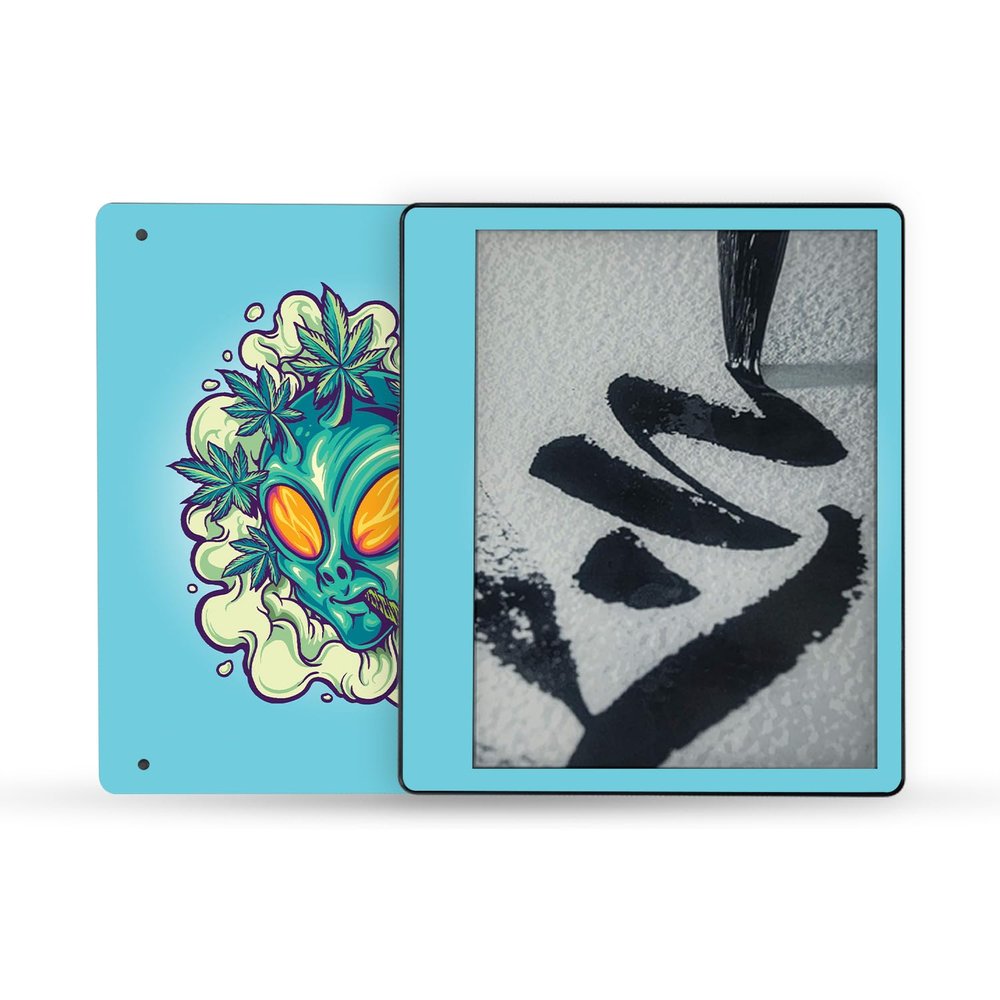 MightySkins Skin Compatible with Amazon Kindle Scribe (2022) Full Wrap - in Outer Space | Protective, and Unique Vinyl Decal wrap Cover | Easy to Apply | Made in The USA